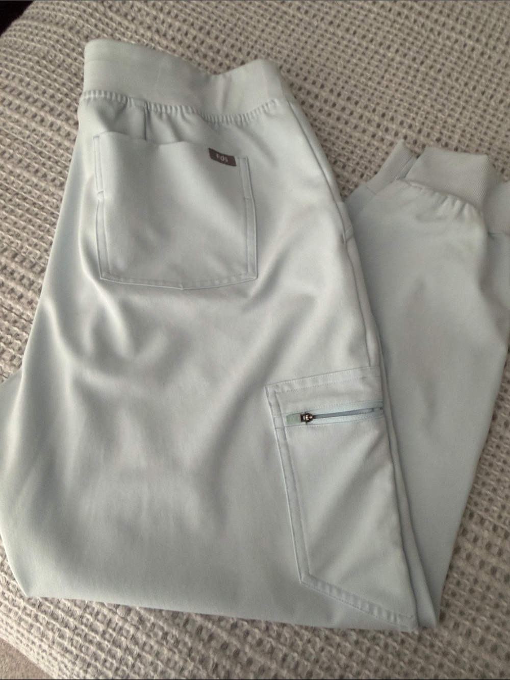 Figs Women's Zamora joggers Sky Blue LP - Picture 4 of 4